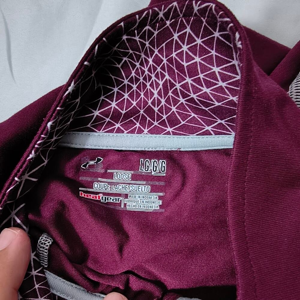 Southern Illinois Salukis L Under Armour 1/4 Zip SIU - Picture 4 of 8